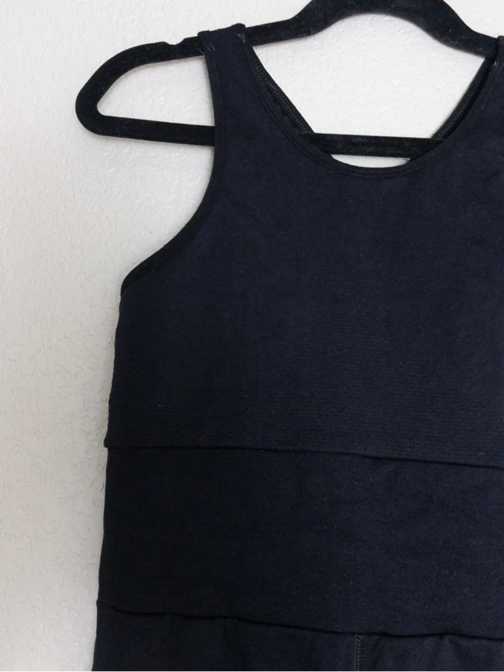 NEW Free People Movement Every Single Time Runsie XS S Black Sleeveless Romper